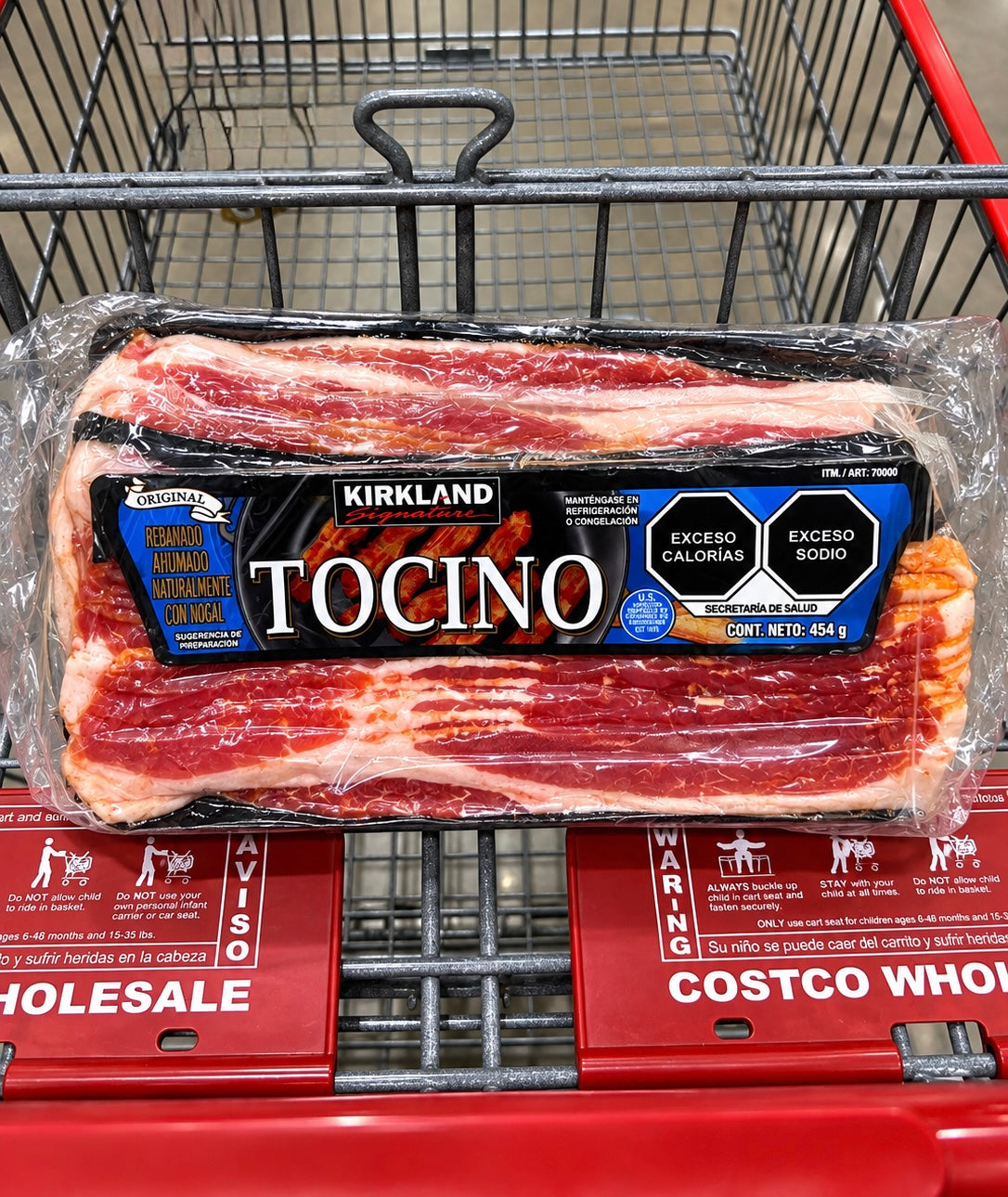 🥓 Kirkland Signature Tocino de Cerdo Ahumado con Nogal 4 × 454 g