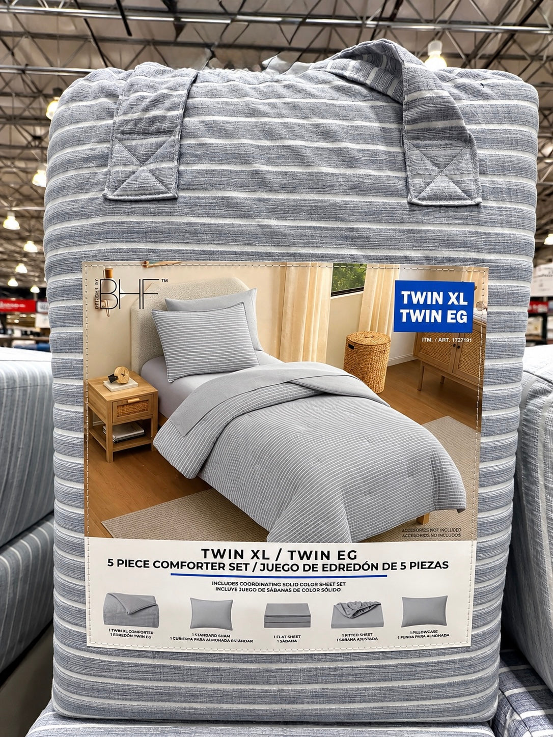 🛏️ BHF Juego de Cama Individual Twin XL 5 piezas
