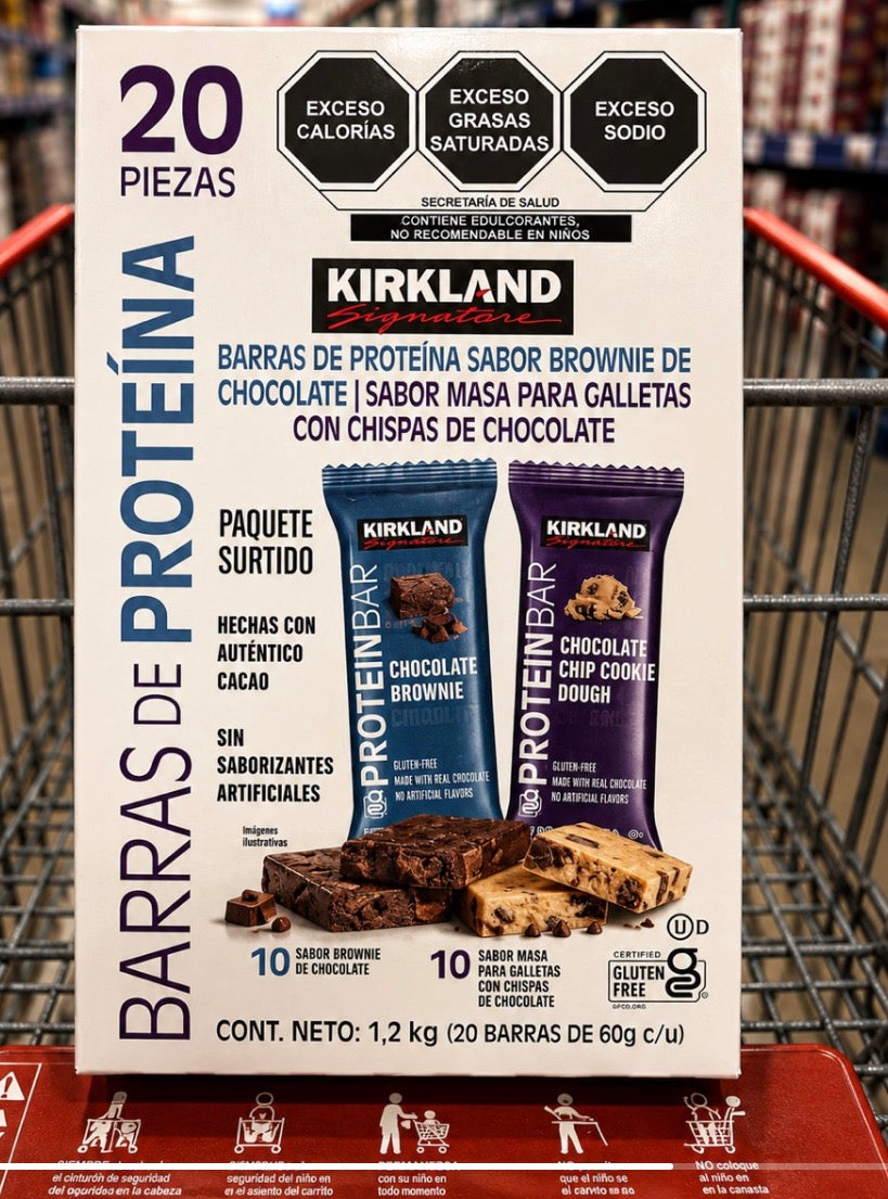💪 Barras de Proteína Kirkland – 20 piezas