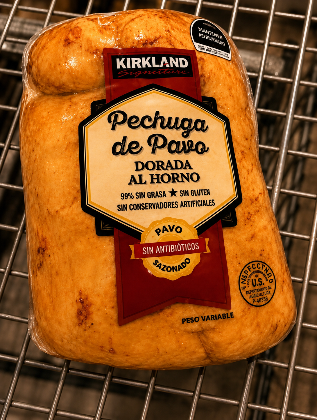 🍗 Pechuga de Pavo Kirkland Dorada al Horno