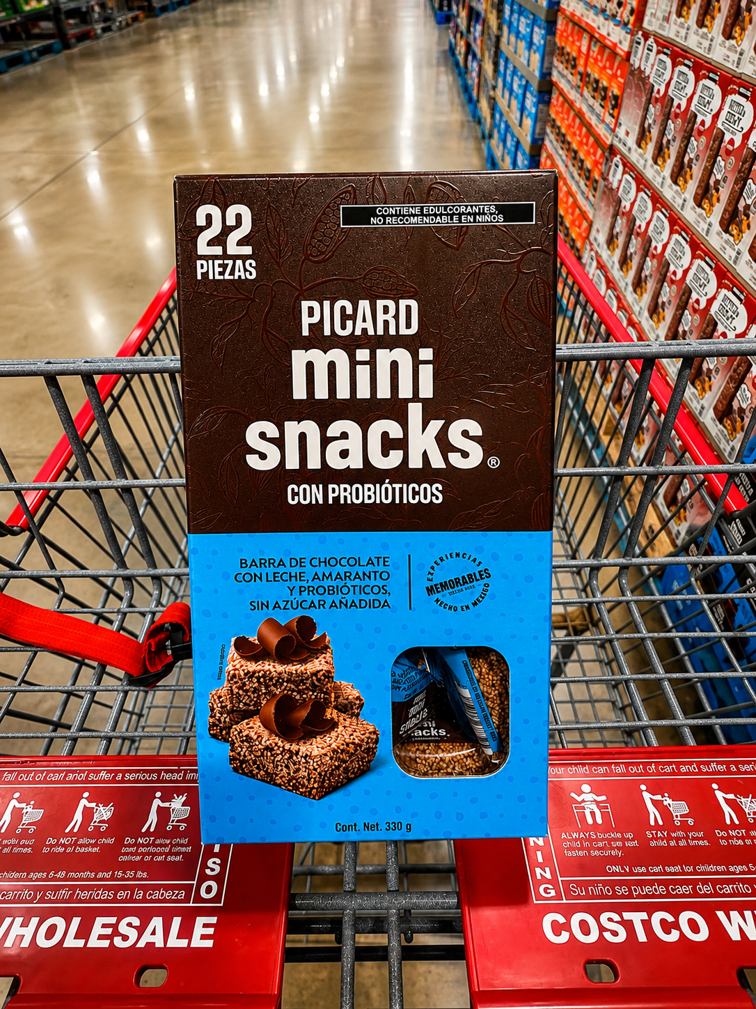🍫 Picard Mini Snacks con Probióticos 22 piezas