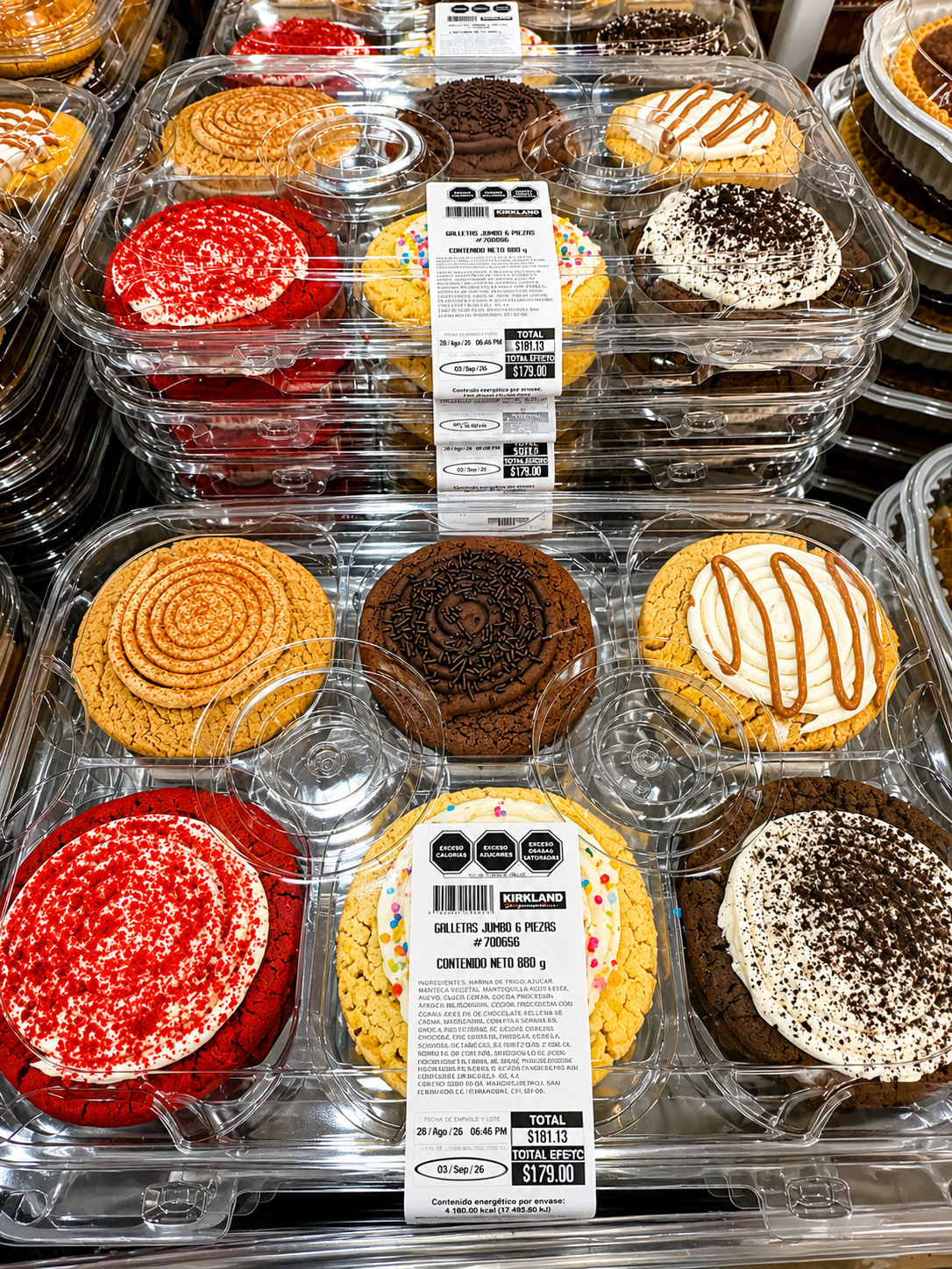 🍪 Kirkland Signature Galletas Jumbo Surtidas 6 piezas