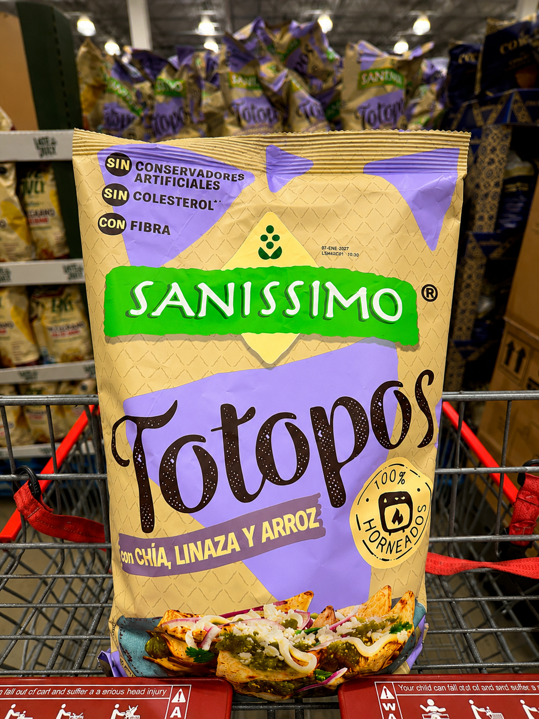 Totopos Saníssimo Horneados con Chía, Linaza y Arroz 500 g