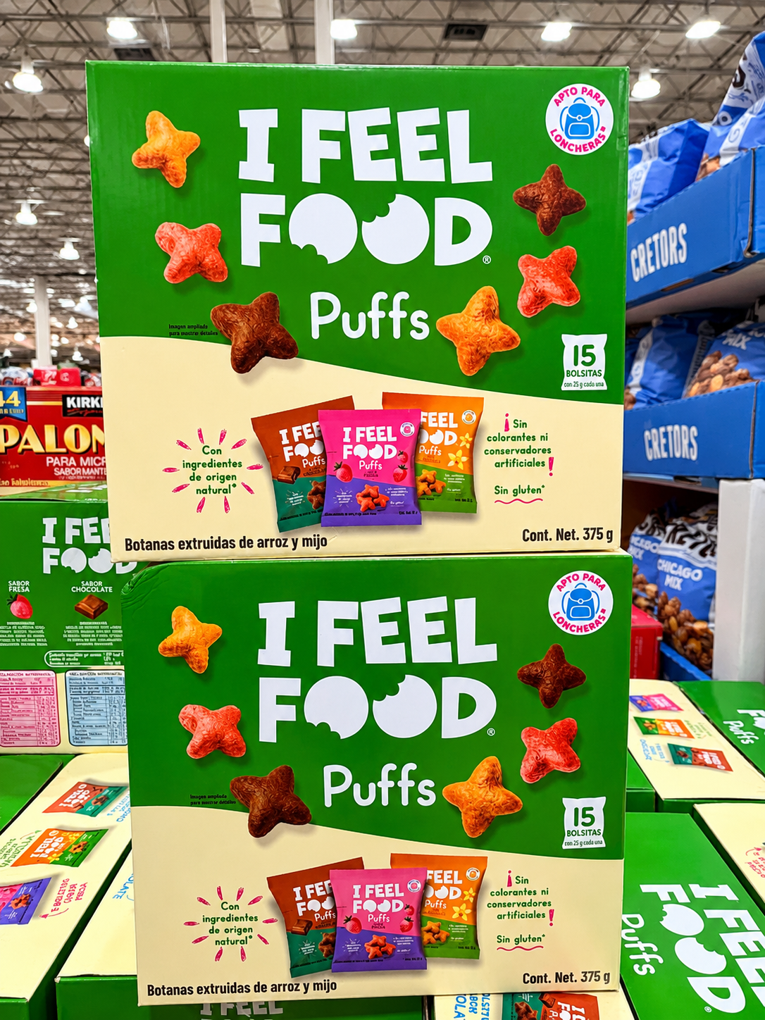 ⭐️ Feel Food Puffs de Arroz y Mijo 15 Bolsitas