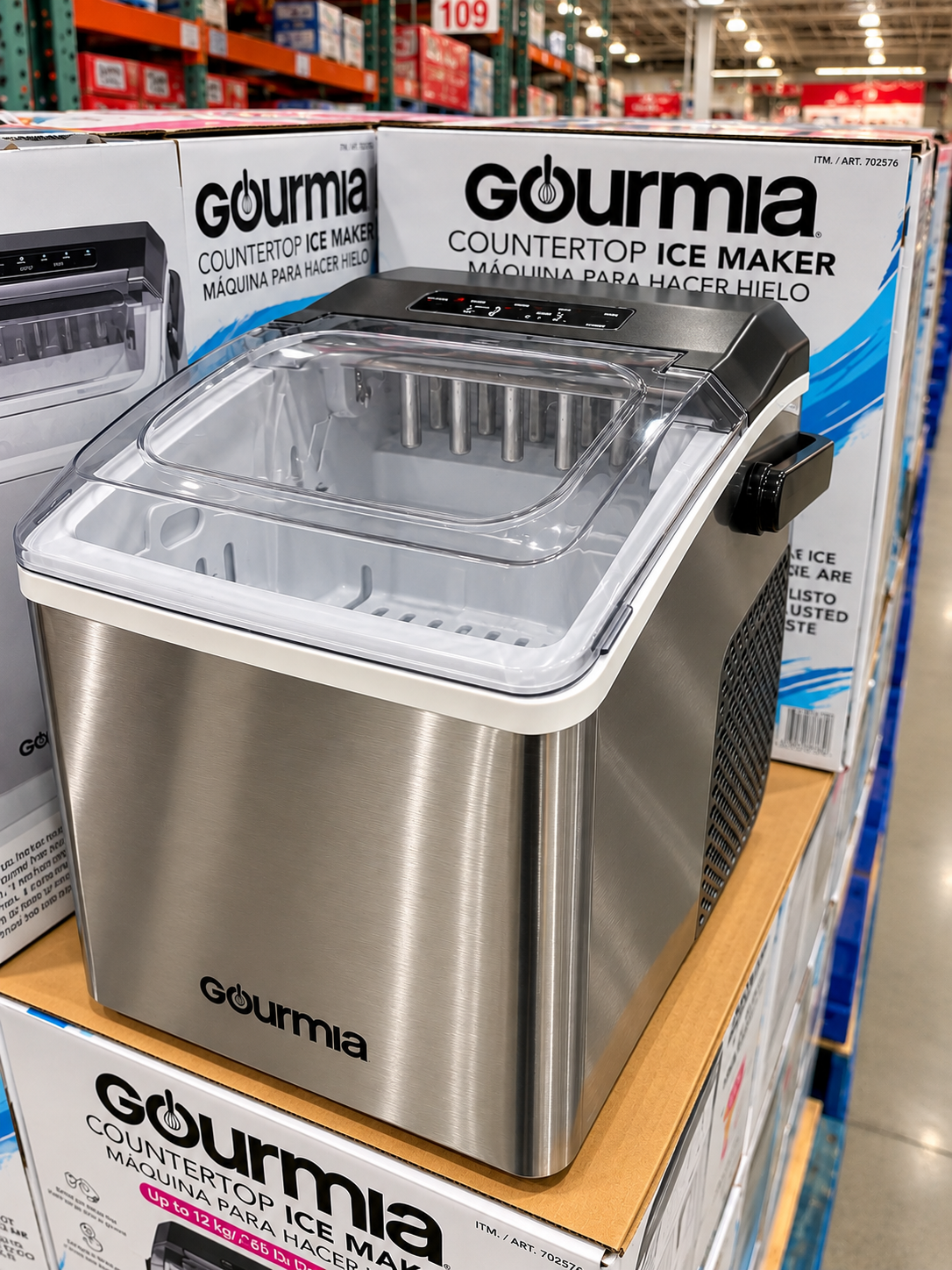 🧊 Máquina de Hielo Gourmia 1.3 L
