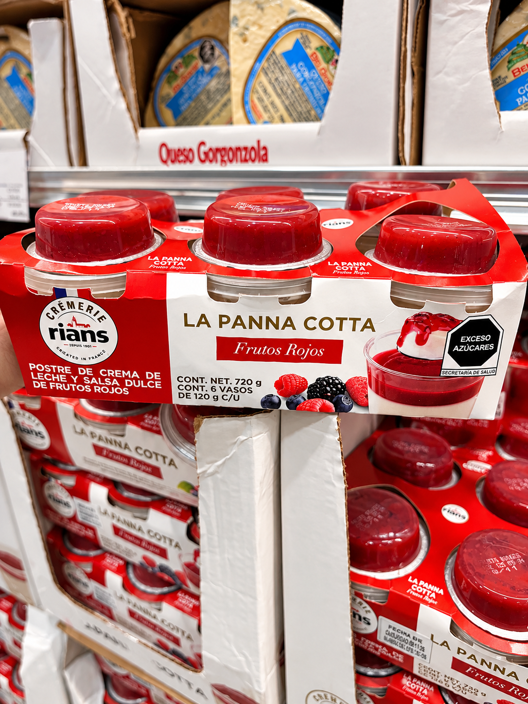 Panna Cotta de Frutos Rojos Rians