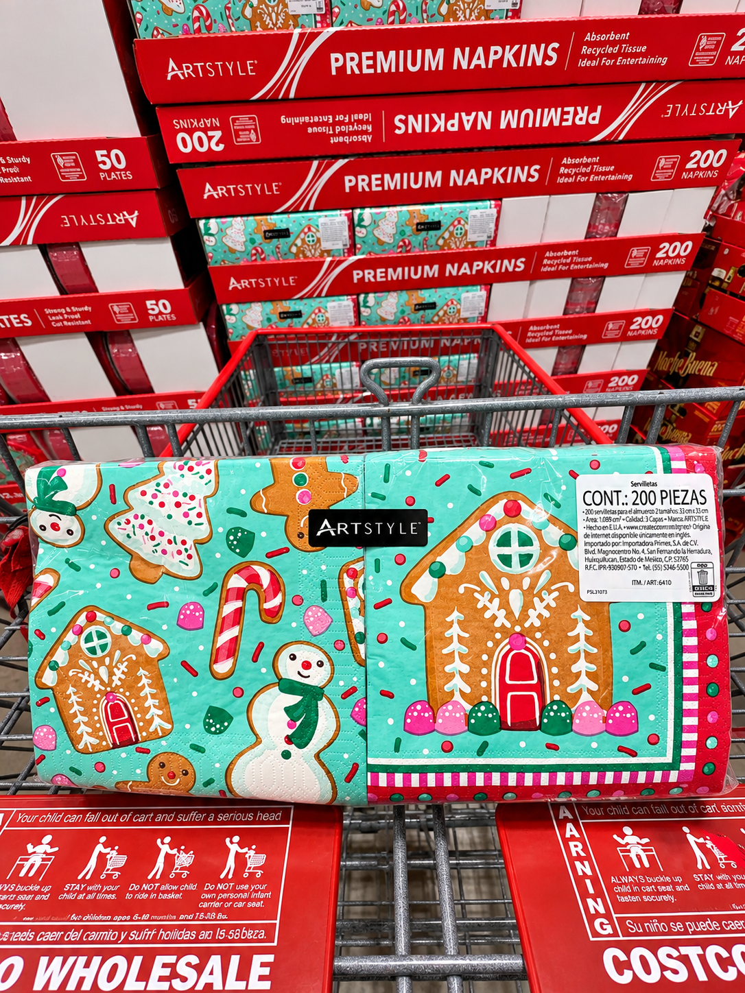 🎄 Artstyle Servilletas Navideñas 200 piezas