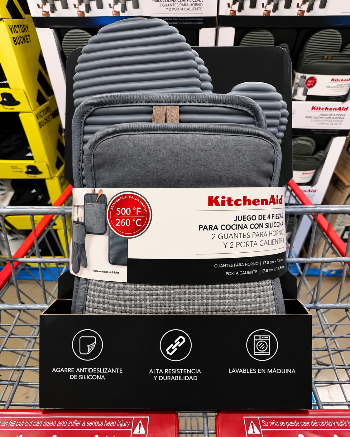 🧤 KitchenAid Juego de Cocina con Silicona 4 piezas