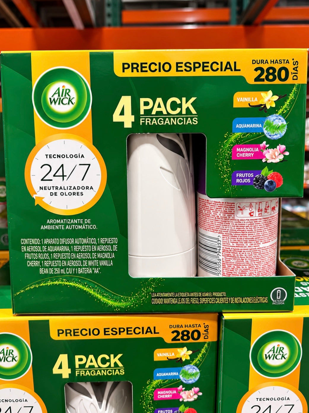 🌿 Air Wick Freshmatic Aromatizante Automático Aparato + 4 Repuestos
