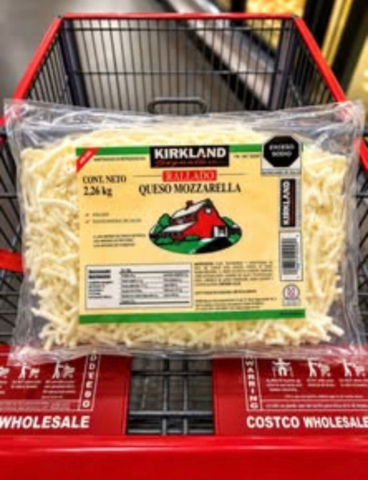 🧀 Queso Mozzarella Rallado Kirkland Signature 2.26 kg