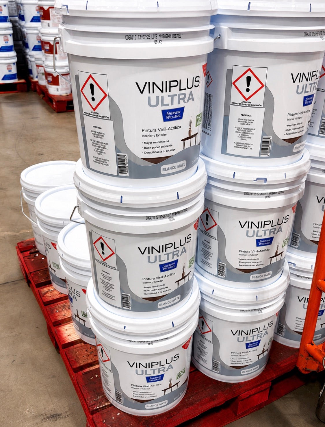 🎨 Pintura Viniplus Ultra Sherwin-Williams Blanco Mate 19 L