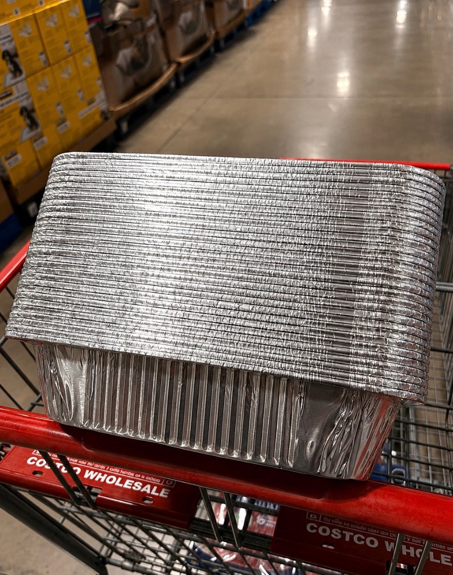 🍽️ Charolas de Aluminio Eco Foil 30 piezas