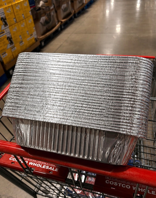 🍽️ Charolas de Aluminio Eco Foil 30 piezas