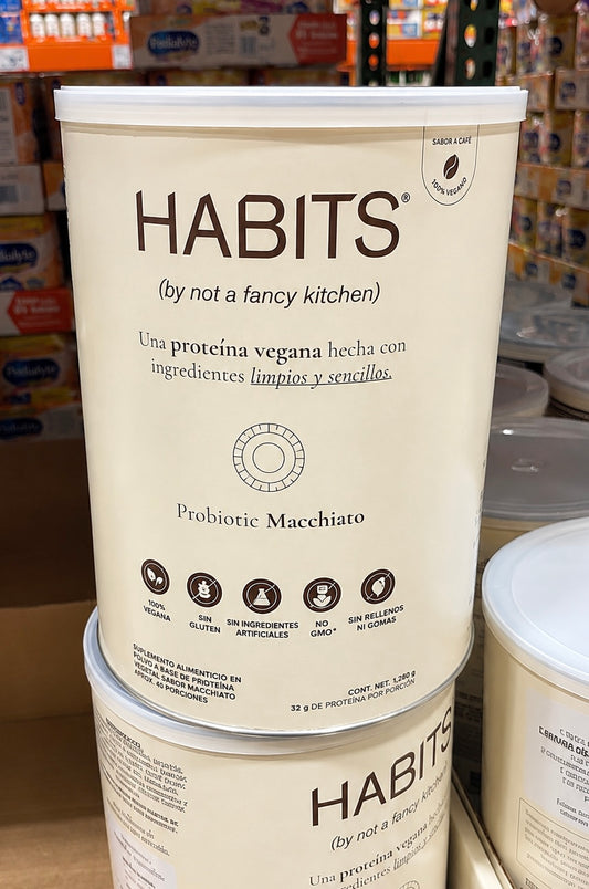 HABITS Probiotic Protein Vegana 1.22 kg Macchiato ☕🌱
