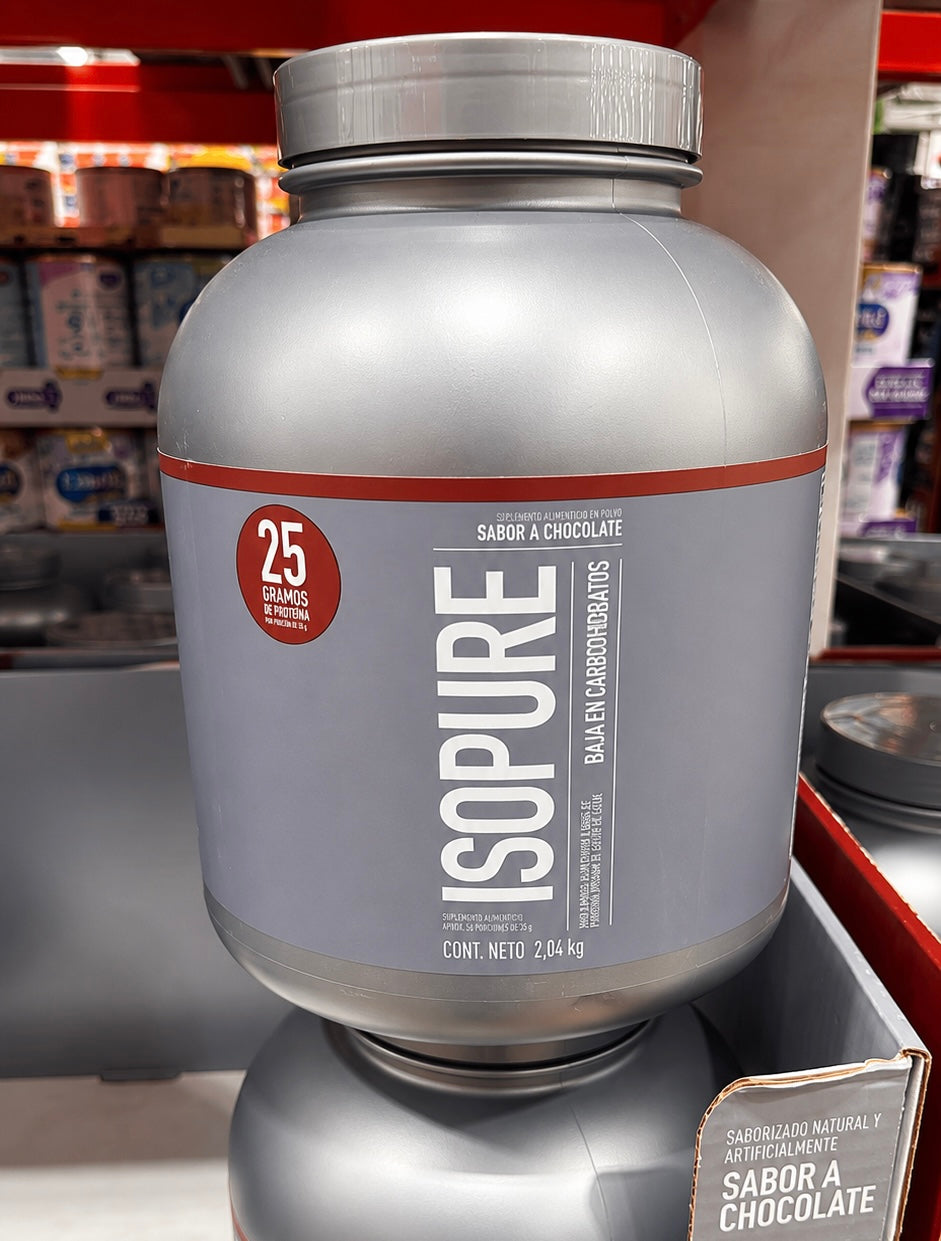 💪🏻🍫ISOPURE Proteína en Polvo Chocolate 2.04 kg 62 Porciones
