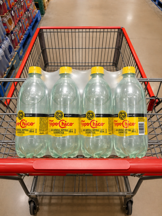 💧 Topo Chico Agua Mineral Natural Carbonatada – 12 botellas de 600 ml
