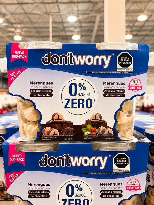 Merengues Don’t Worry Sin Azúcar – Duo Pack