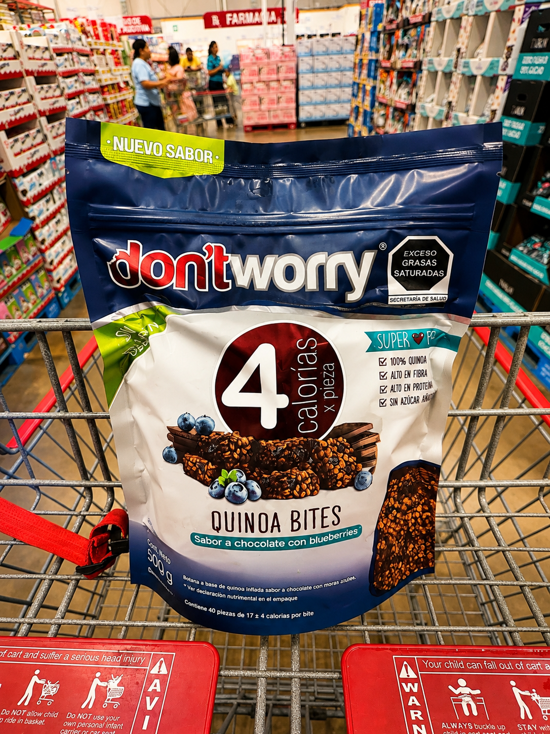 🍫 Don’t Worry Quinoa Bites – Chocolate con Blueberries 280 g