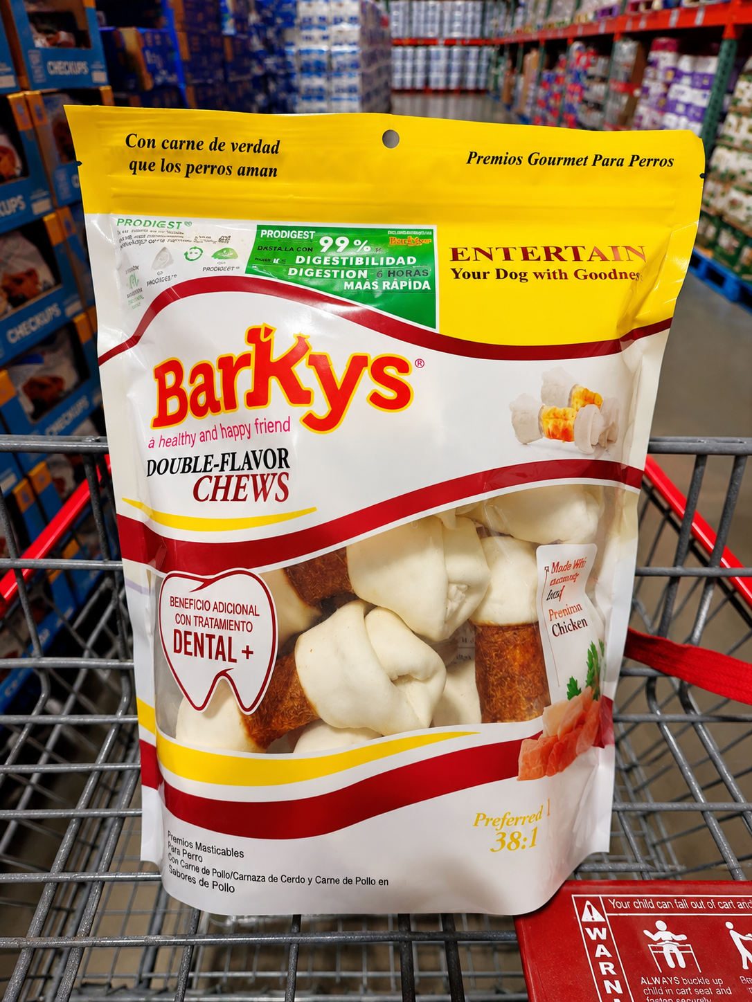 🦴 Barky’s Double Flavor Chews – Res y Pollo