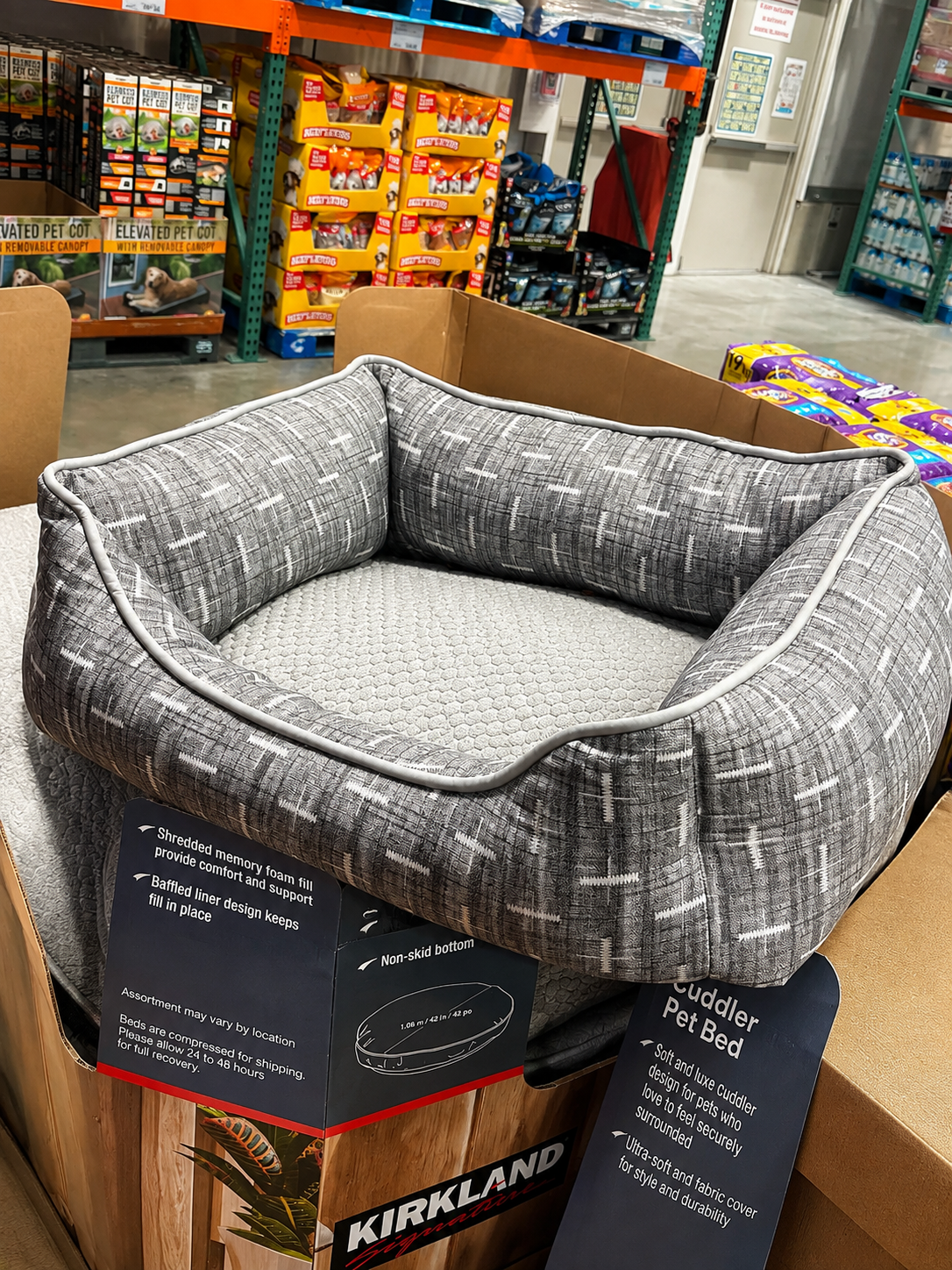 🐶 Cama para Mascota Kirkland Signature 1 pieza