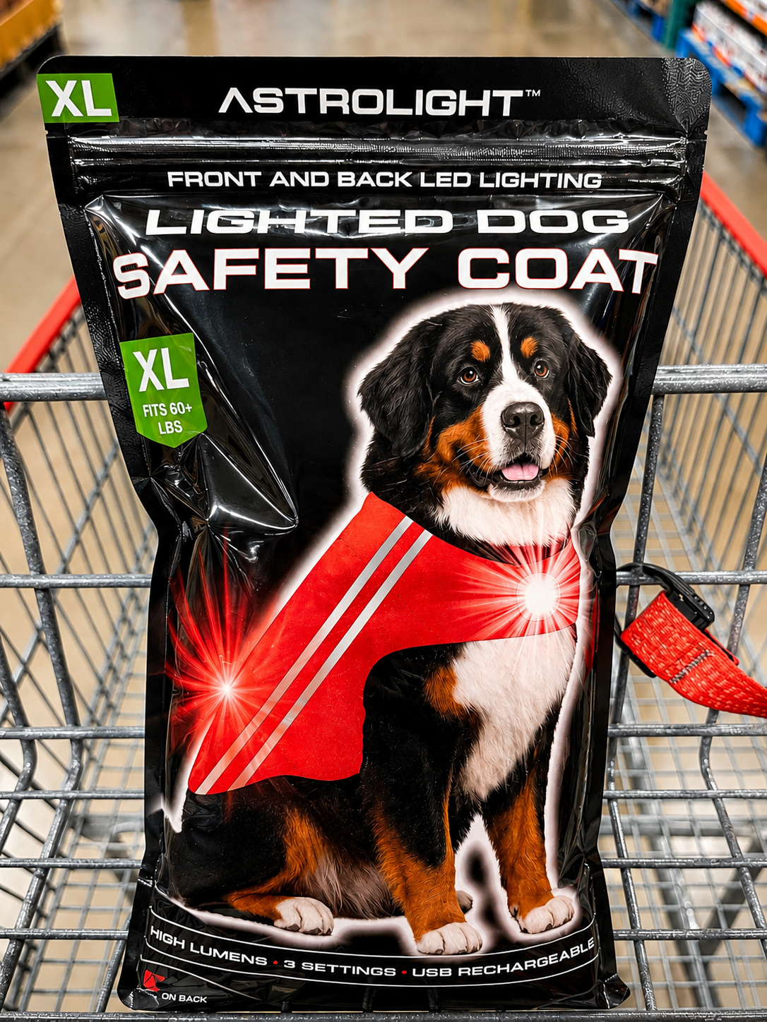 🐶 Astrolight Abrigo de Seguridad LED para Perro