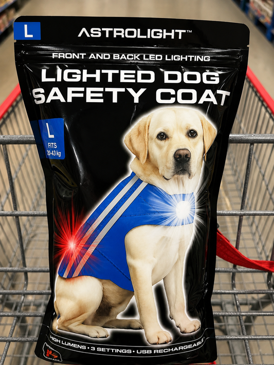 🐶 Astrolight Abrigo de Seguridad LED para Perro