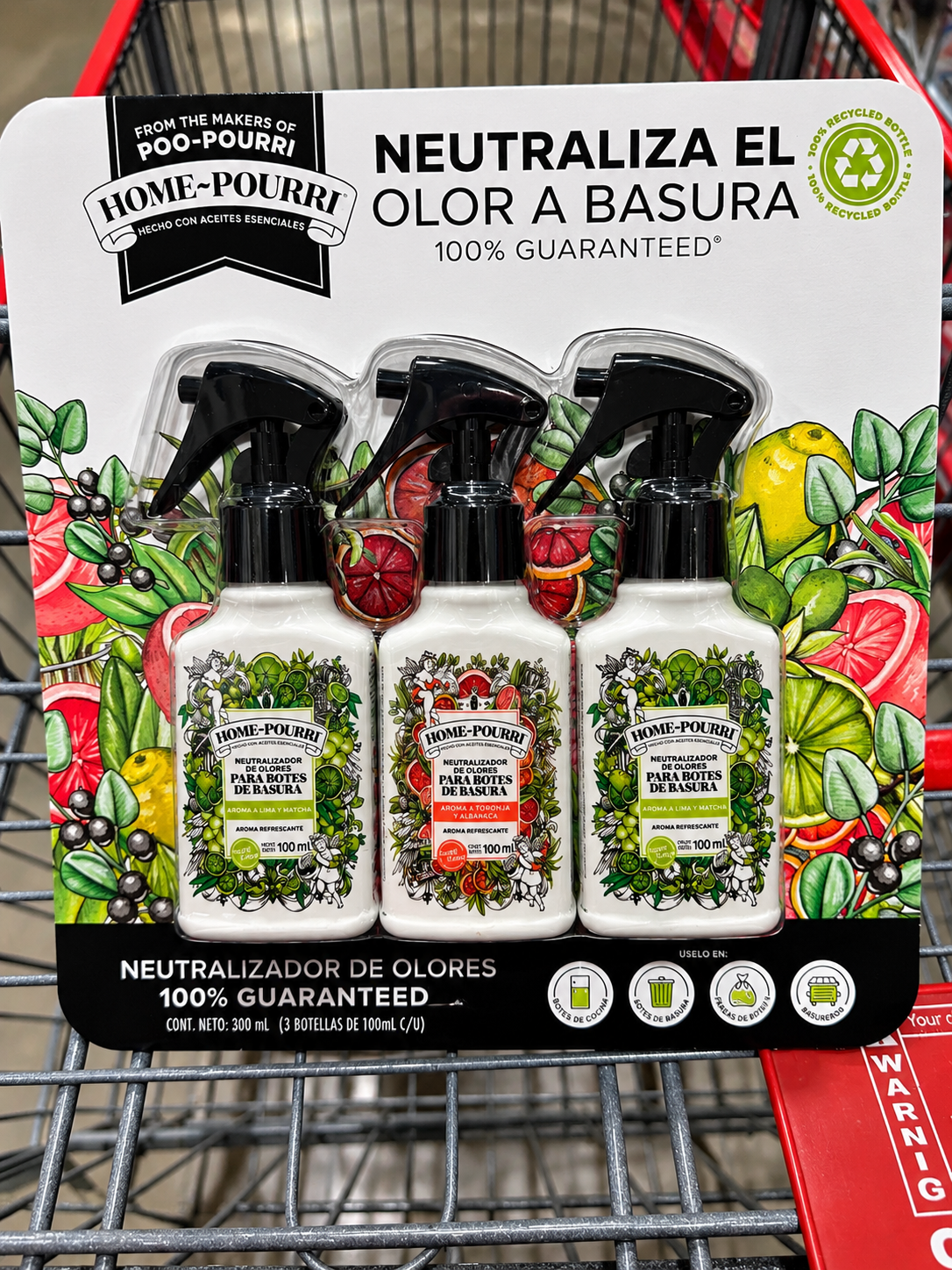 🍋 Home-Pourri Neutralizador de Olores para Botes de Basura 3 piezas