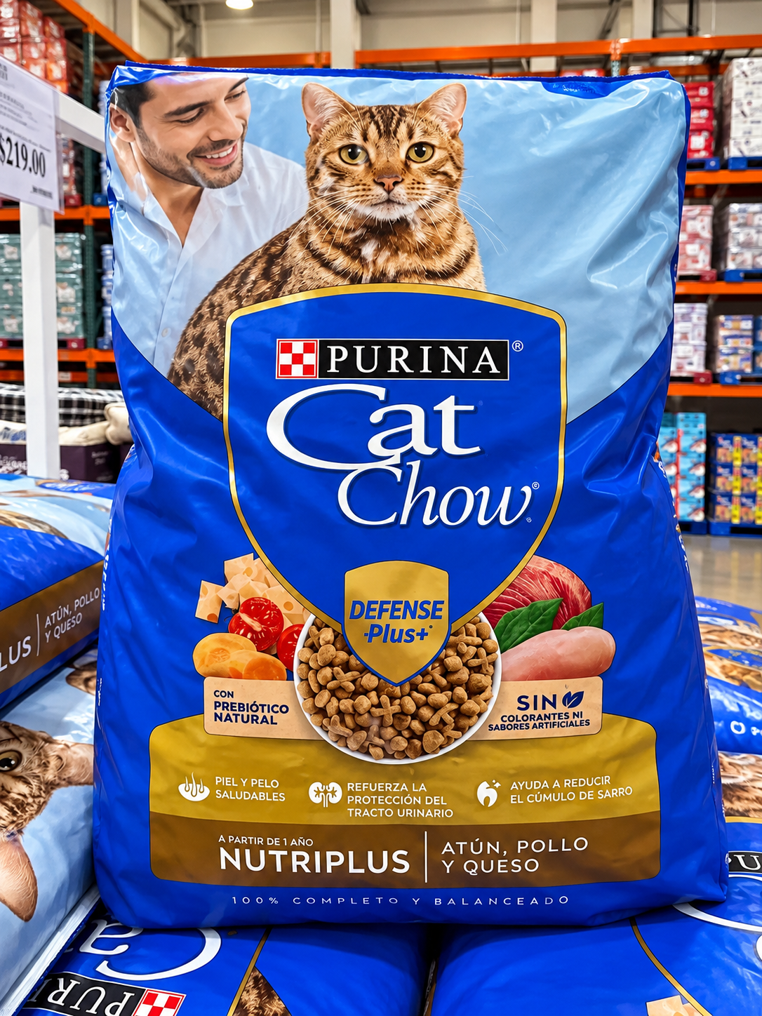 😸 Purina Cat Chow Defense Plus Alimento para Gato Adulto 9 kg