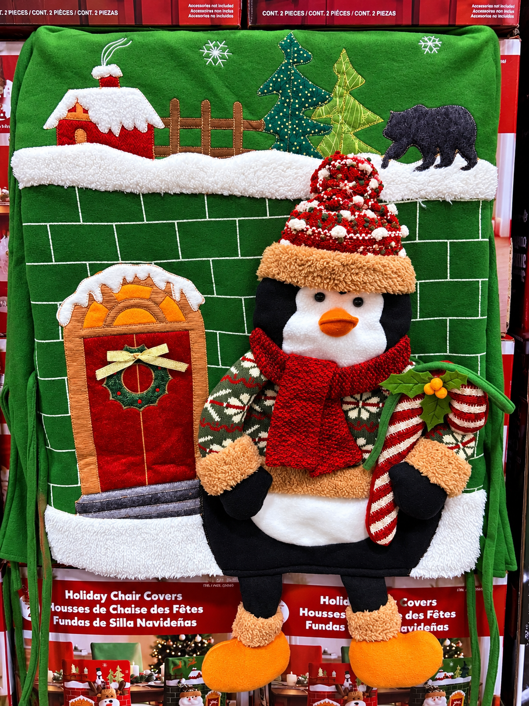 🎄Fundas Navideñas para Silla Juego de 2 piezas