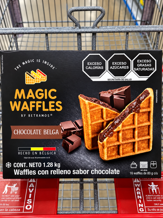 🧇 Betramós Magic Waffles Rellenos de Chocolate Belga 16 piezas