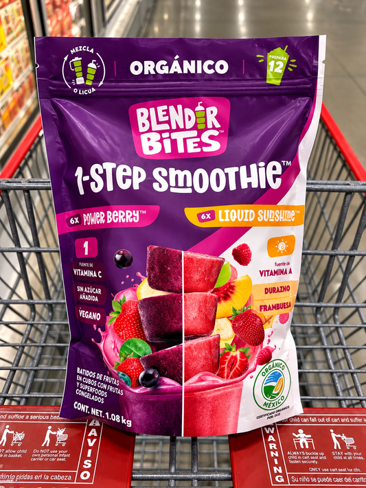 🥤Blender Bites 1-Step Smoothie Orgánico 12 porciones, 1.08 kg