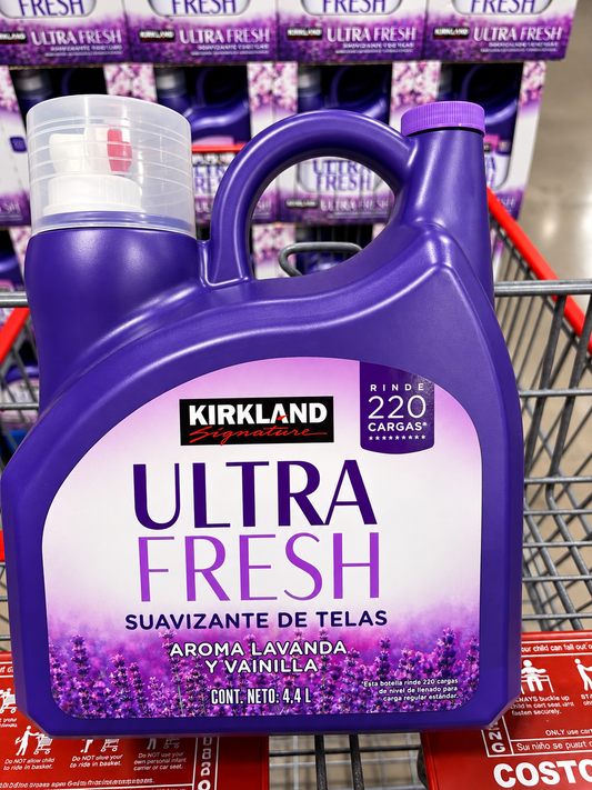 🌸 Kirkland Signature Ultra Fresh Suavizante de Telas Lavanda y Vainilla 4.4 L