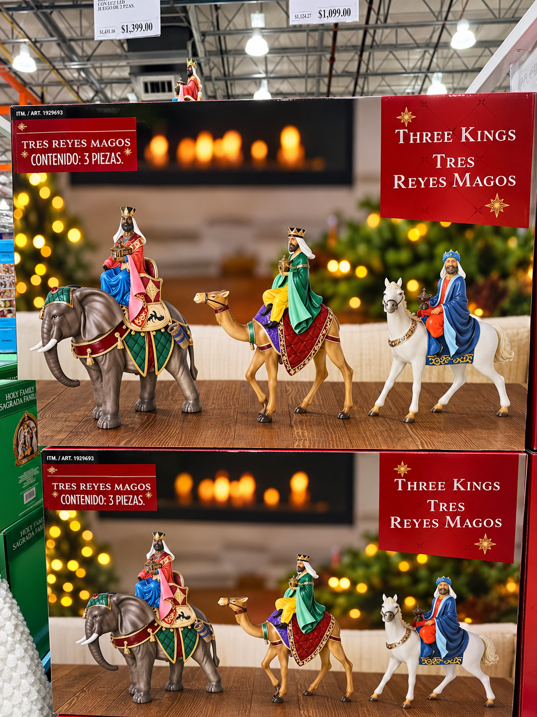👑 Set Decorativo Tres Reyes Magos 3 piezas