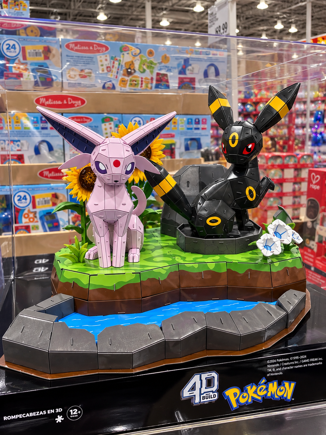 Pokémon 4D Build Espeon & Umbreon Rompecabezas 3D