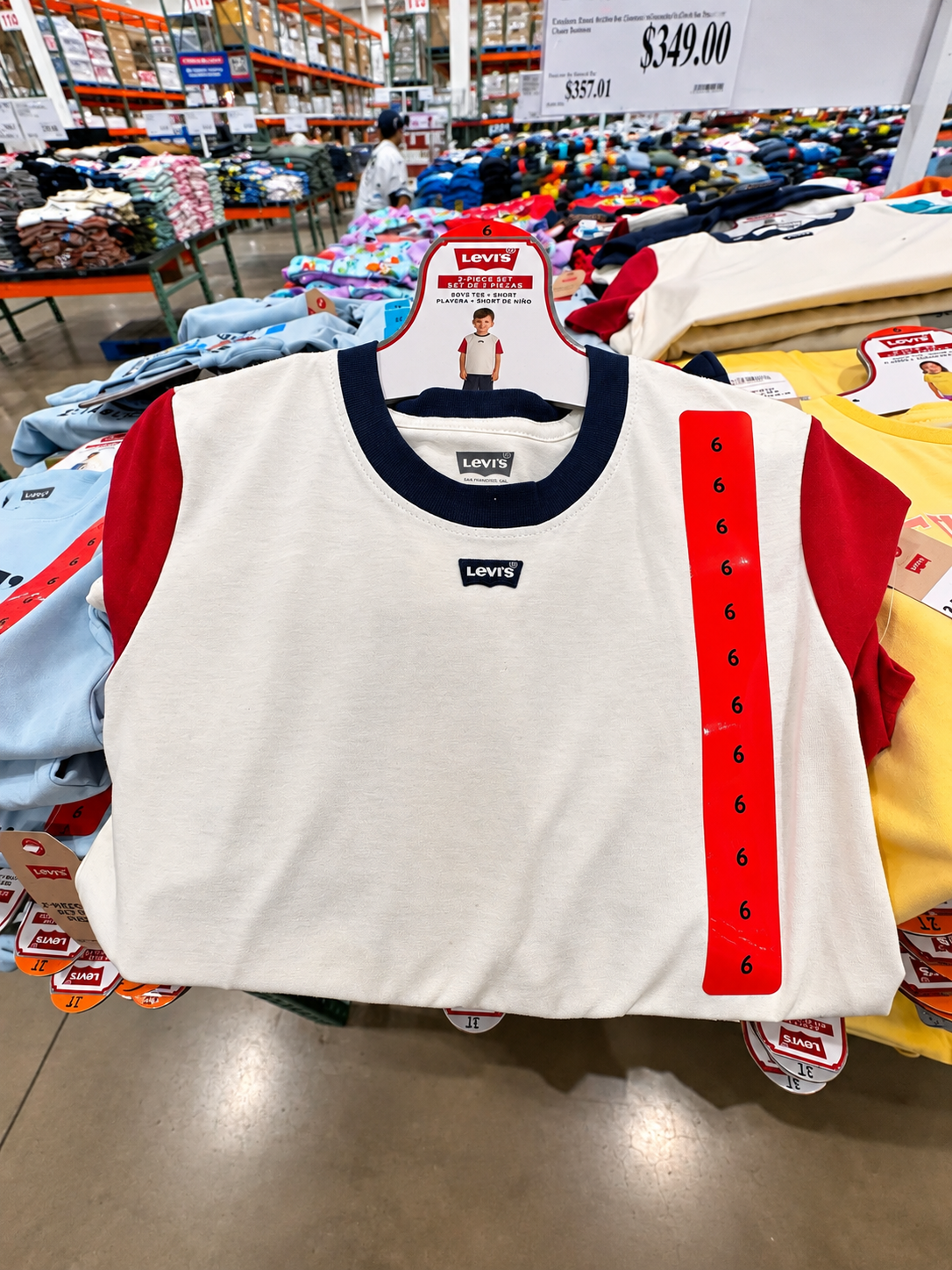 👕🩳 Levi’s Conjunto Infantil de 2 Piezas Playera + Short