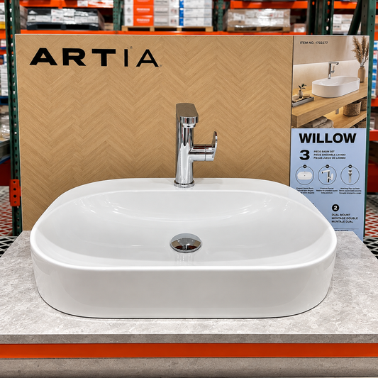 🚿 Artia Willow Set de Lavabo Premium de 3 Piezas