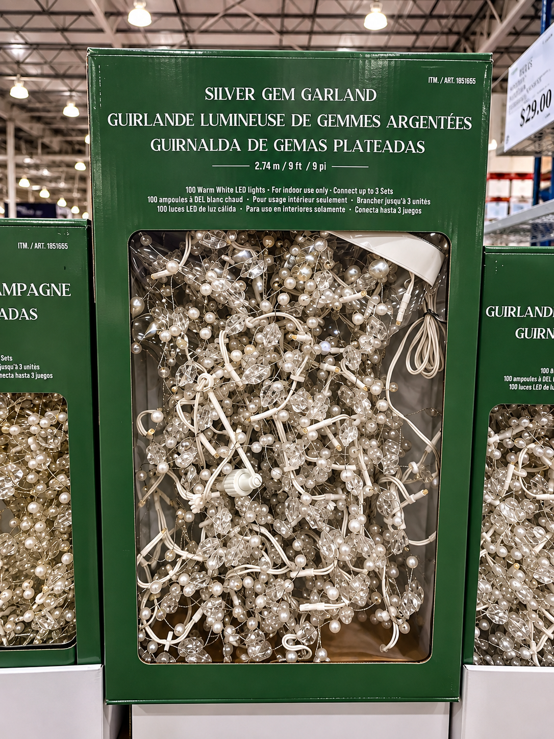 ✨Guirnalda de Gemas con Luces LED 2.74 m