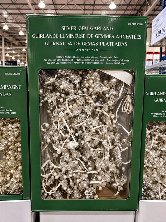 ✨Guirnalda de Gemas con Luces LED 2.74 m