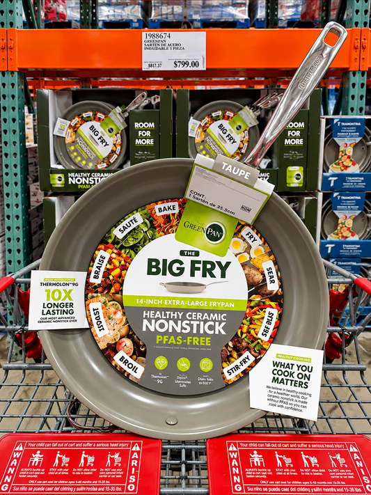 🧑‍🍳 GreenPan The Big Fry Sartén Cerámico 35.5 cm