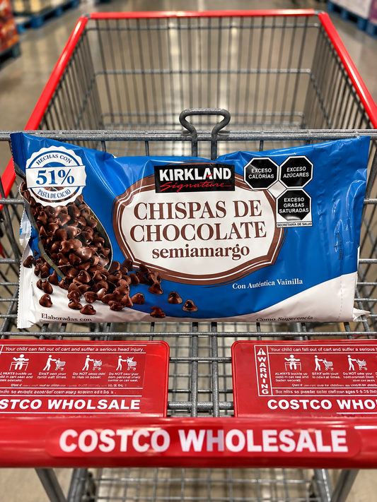 🍫 Kirkland Signature Chispas de Chocolate Semiamargo 2 kg