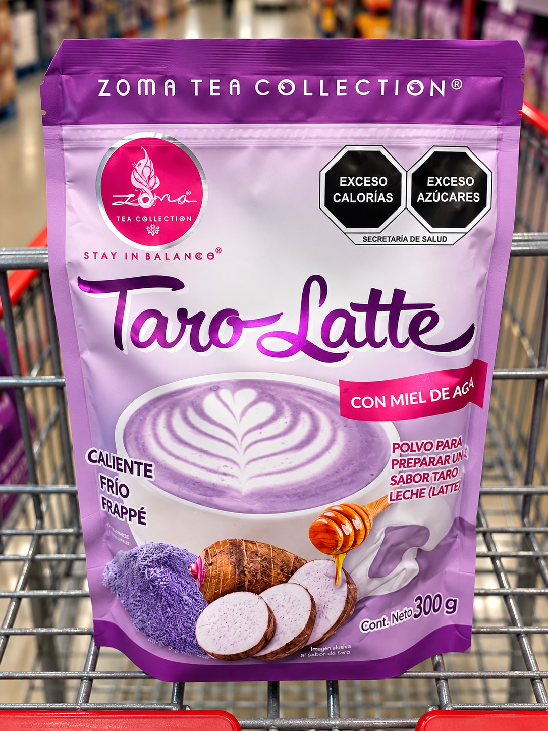 💜 Zoma Tea Collection Taro Latte con Miel de Agave