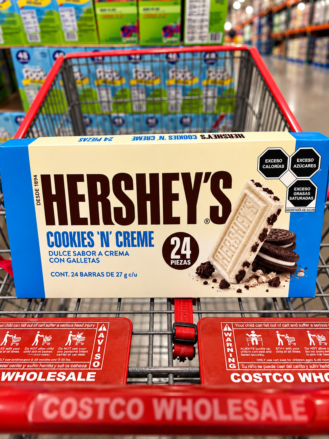 🍪 Hershey’s Cookies ’N’ Creme 24 piezas