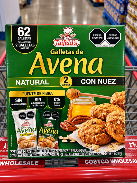 🍪 Taifeld’s Galletas de Avena Natural y con Nuez