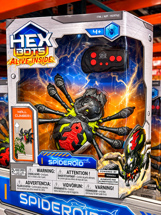 🕷️ HEXBOTS Spideroid Araña Robótica Trepa Paredes