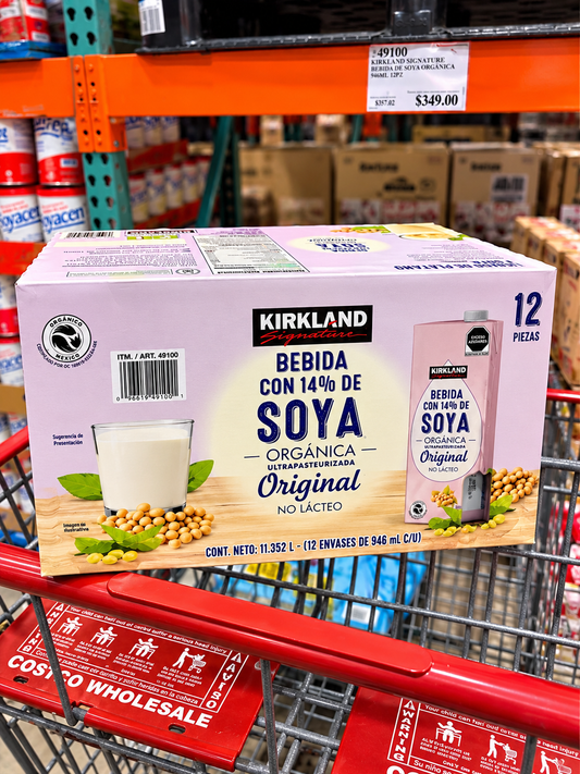 Kirkland Signature Bebida de Soya Orgánica Original