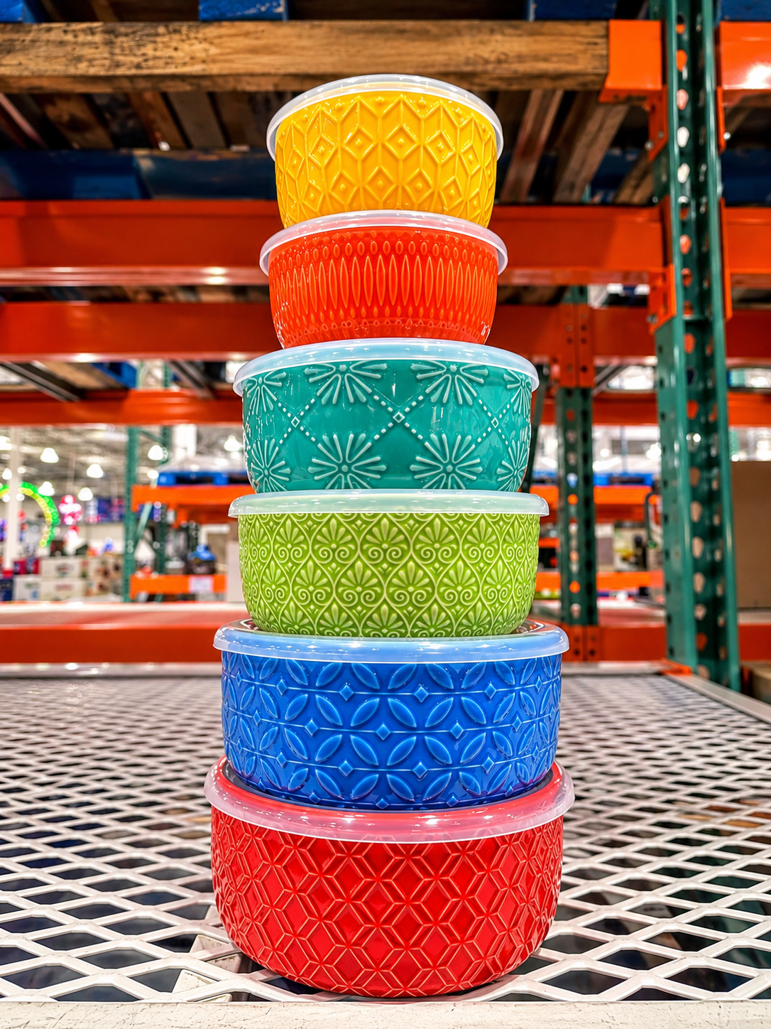 🍚 Set de 6 tazones para microondas con tapa