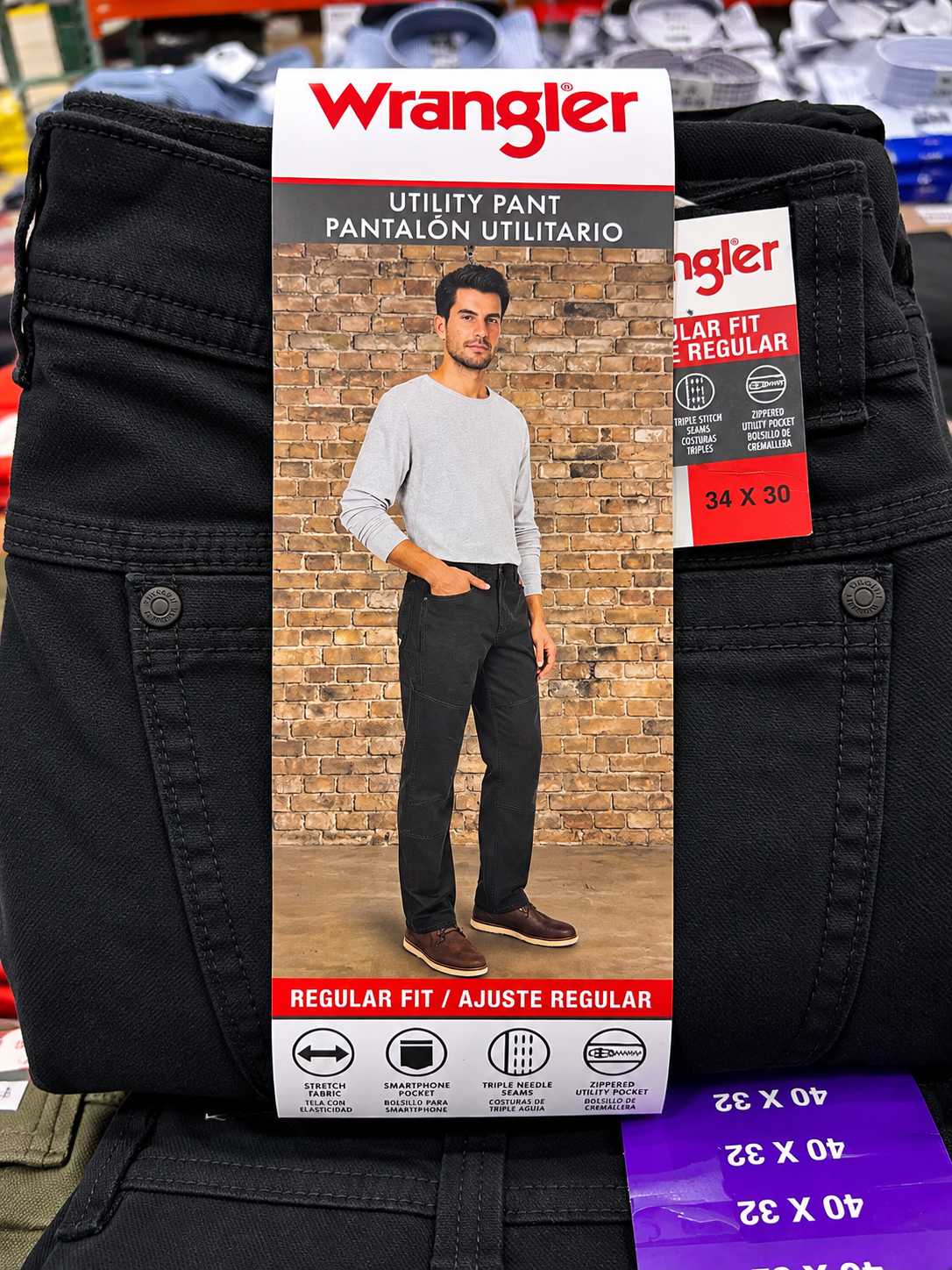 👖Pantalón Wrangler Utility para caballero