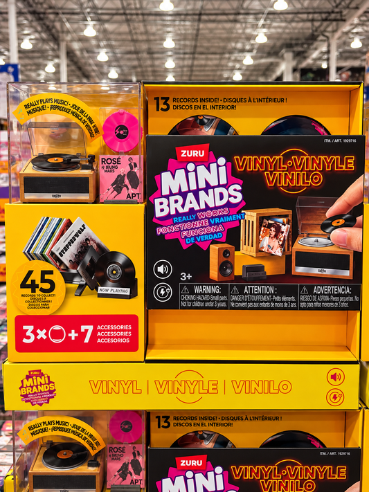 🎶 Mini Brands Really Works Tocadiscos de Vinilo