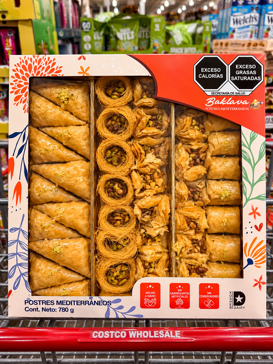 🐫 Baklava con miel Postres mediterráneos 780 g