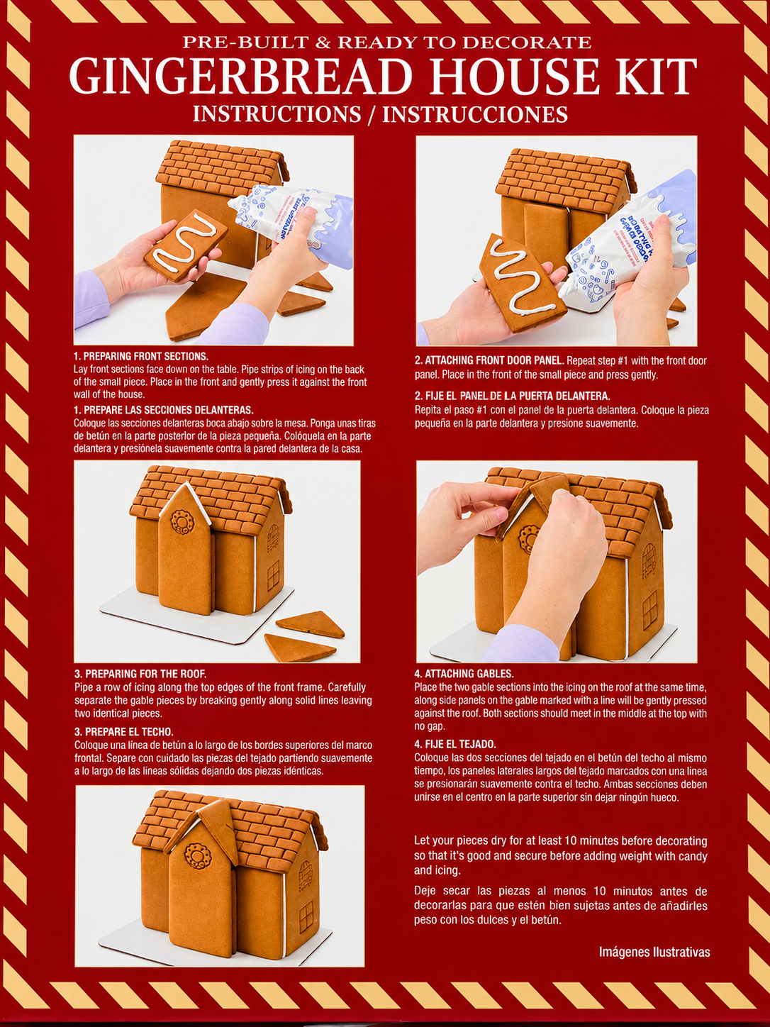 🏠 Kit para Armar Casa de Galleta de Jengibre
